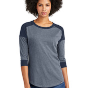 Women's Heritage Blend 3/4 Sleeve Baseball Raglan Tee