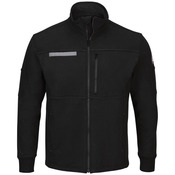 Zip Front Fleece Jacket-Cotton /Spandex Blend