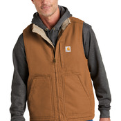 Sherpa Lined Mock Neck Vest