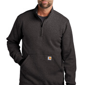 Midweight 1/4 Zip Mock Neck Sweatshirt