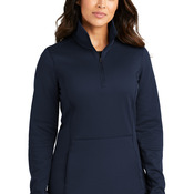 Ladies Smooth Fleece 1/4 Zip