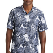 Coconut Point Playa Flora Short Sleeve Shirt